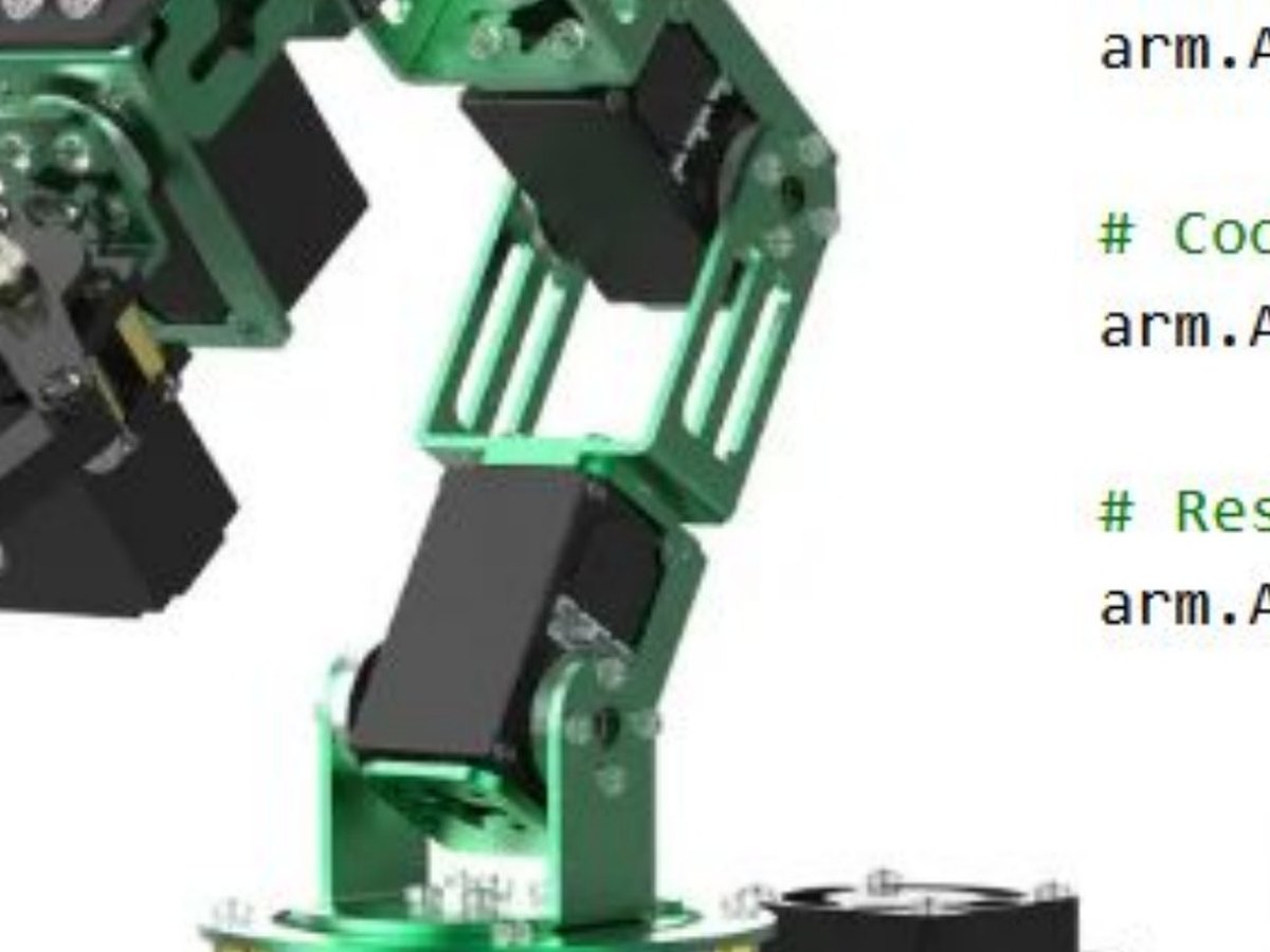 Six axis robotic arm
